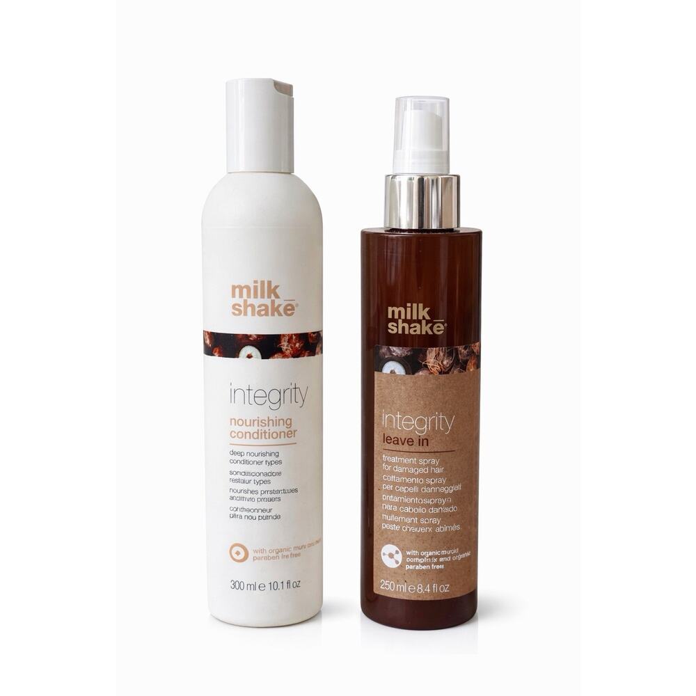 Milk_Shake Integrity Nourishing Conditioner 10.1 fl oz & Leave-In Treatment 8.4